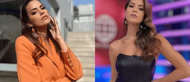 Valeria Piazza luciendo dos elegantes looks. Valeria Piazza denota elegancia y frescura con hermoso vestido cut-out en fiesta de gala