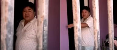 Vecino de SJL deja sin vereda a transeúntes al construir su vivienda invadiendo la vía pública: Soy dueño Vecino de SJL deja sin vereda a transeúntes al construir su vivienda invadiendo la vía pública: "Soy dueño