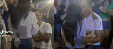 La romántica escena se volvió viral en redes sociales. ¡El ritmo de mi corazón! Propone matrimonio en concierto del Grupo 5