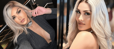 Micheille Soifer luce un look glitter. Micheille Soifer causa sensación con increíble outfit jean y unas botas XL en América Hoy