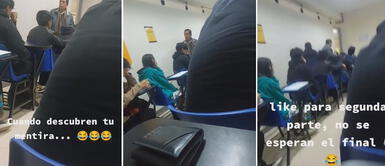 Padre peruano descubre que su hija no iba a la universidad y la encara delante de sus compañeros Padre peruano descubre que su hija no iba a la universidad y la encara delante de sus compañeros
