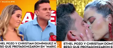 Christian Domínguez comentó sobre beso a Ethel Pozo Christian Domínguez elogia a Ethel Pozo tras besarla en ‘Maricucha 2′: “Lo hizo muy bien”
