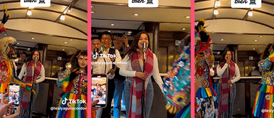 Lesly Águila sorprende a turistas rumbo a Machu Picchu cantando “Olvídate” de Corazón Serrano Lesly Águila sorprende a turistas rumbo a Machu Picchu cantando “Olvídate” de Corazón Serrano