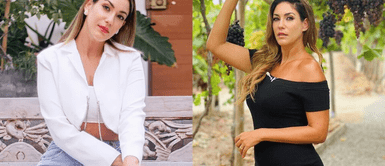 Tilsa Lozano modelando dos outfits en sus redes sociales. Tilsa Lozano provoca un sismo de belleza con pantalón palazzo y crop top en Instagram