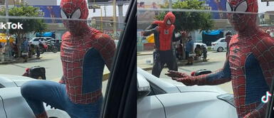 "Spider-Man" se volvió viral al sacar los pasos prohibidos. ¡El multiverso llegó a Lima! Captan a "Spider-Man" sacando los pasos prohibidos en una avenida
