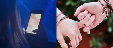 La joven le mintió a su enamorado en una conversación por WhatsApp. Le dice a su novio que dormirá porque se siente mal, pero en realidad estaba en una discoteca