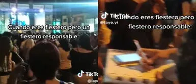 El joven no dejó de estudiar, pese a estar en una fiesta. Peruano asiste a tono, pero lleva su cuaderno para estudiar: "Fiestero, pero responsable"
