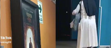 La monja llegó al cine para ver "El exorcista del Papa". Captan a monja ingresando al cine para ver "El exorcista del Papa" y es viral: "Son clases virtuales"