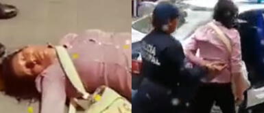 La señora se hizo la desmayada, pero igual no le creyeron. Señora roba una tienda y se "desmaya" para no ser detenida: "Fanática de La rosa de Guadalupe"