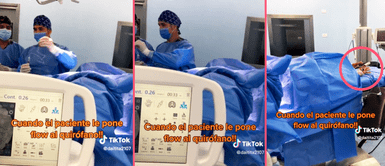 Médicos operan al ritmo de reguetón y paciente anestesiado se pone a bailar Médicos ponen reguetón en sala de operaciones y paciente anestesiado se pone a bailar: "fácil podría ser yo"
