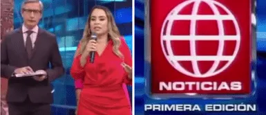 Ethel Pozo "conduciendo " junto a Federico Salazar en América Noticias ¿Y Verónica Linares? Ethel Pozo aparece junto a Federico Salazar como conductores de "América Noticias"