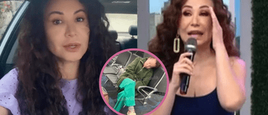 ¡Se quedó dormida! Janet Barboza no aguantó el sueño y durmió en aeropuerto de Miami Janet Barboza se queda profundamente dormida mientras espera en aeropuerto de Miami: "Estaba bien cansada"
