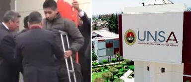 Postulante llega en camilla a la UNSA para rendir examen de admisión y conmueve hasta las lágrimas a padres de familia Postulante llega en camilla a la UNSA para rendir examen de admisión y conmueve hasta las lágrimas a padres de familia