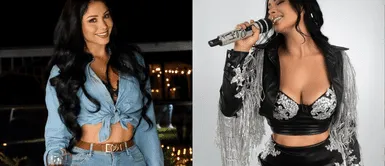 Pamela Franco con diferentes outfits para sus redes sociales. Pamela Franco alborota las redes con poderoso vestido 'viva magenta' en sesión de fotos