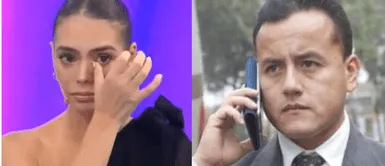 Camila Ganoza acusa de agresiones a Richard Acuña Camila Ganoza denuncia agresiones de Richard Acuña en programa de Magaly Medina