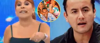 Magaly critica a los programas que salieron en defensa de Richard Acuña. Magaly desaprueba que programas defiendan a Richard Acuña por millonaria pensión