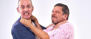 Lucho Cáceres y Christian Ysla presentan show de humor me tienes harto Lucho Cáceres y Christian Ysla presentan show de humor "Me tienes harto"