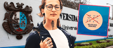 San Marcos prohibe a estudiantes utilizar piercing y redes sociales explotan San Marcos prohíbe a estudiantes utilizar piercing y redes sociales explotan: "parace colegio militar"