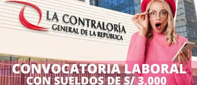 La Contraloría General de la República lanzó una nueva oferta laboral para todos los peruanos con secundaria completa. ¿Tienes secundaria completa? Contraloría ofrece sueldos de S/ 3,000 para más de 20 empleos