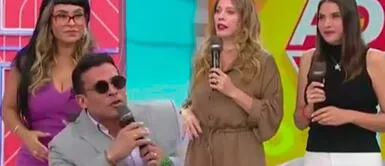 Ethel Pozo hace el ridículo frente a Lorna Cepeda y Natalia Ramírez, actrices de Betty la fea Giselo trolea a Ethel frente a 'Patricia' y 'Marcela': "Se quedó en 'Afrodita'"