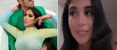 Melissa Paredes se comprometió con Anthony Aranda. Esta es la reacción de Melissa Paredes al ver el abdomen del 'Gato' Cuba: "¡Asu mare!"