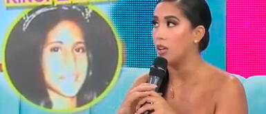 Melissa Paredes impactada al ver su perfil antes de rinoplastia en Amor y fuego Melissa Paredes impactada al ver su perfil antes de rinoplastia: "Es horrorosa esa foto"