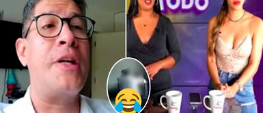 Erick Osores pasó el roche de su vida en una entrevista en vivo Mostró lo prohibido: Osores salió en bóxer EN VIVO y las conductoras se quedaron con la boca abierta