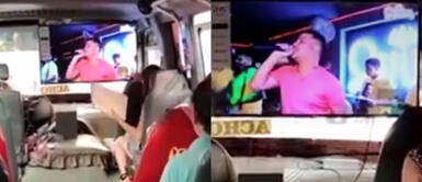 Los pasajeros se quedaron asombrados al ver una TV en la combi. Chofer instala TV de 40 pulgadas a su combi para que pasajeros paguen completo: "Un servicio VIP"