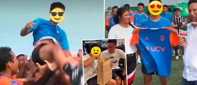 Andy Valencia cumplió su sueño de pasar la prueba en el Club César Vallejo Joven, que recibió ayuda de Cueva y Brunella Horna, jugará en el Club César Vallejo