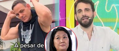 Rodrigo González impactado con Mark Vito por su físico sin Keiko Fujimori Rodrigo González impactado con Mark Vito y su nueva apariencia física