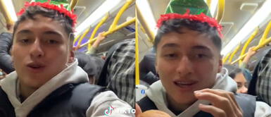 El joven celebró su cumpleaños en una unidad de transporte. Pasajeros se apiadan de joven y le cantan "Feliz cumpleaños" en un bus