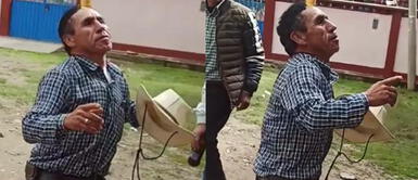 El señor se volvió viral en las redes sociales por su peculiar talento. Peruano causa furor al mantener una vaso con cerveza en la frente, mientras baila: "¿Das clases?"