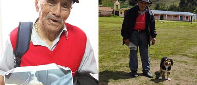 El señor se reencontró con su perrito. ¡Un final feliz! Adulto mayor se reúne con su perrito desaparecido gracias a la ayuda de la gente