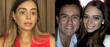 Camila Ganoza junto a Richard Acuña. Camila Ganoza junto a Richard Acuña.