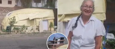 Anciana peruana vive en una casa de papel en Surco: Mis hermanos se apoderaron de la casa y me desalojaron Anciana peruana vive en una casa de papel en Surco: "Mis hermanos se apoderaron de la casa y me desalojaron"