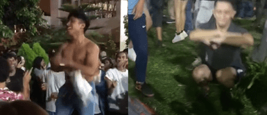 Los sanmarquinos festejaron hasta las últimas consecuencias. Estudiante de San Marcos deja boquiabiertos a todos con su celebración en verbena