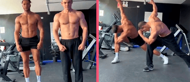 Fabio Agostini y Mark Vito rompen las redes luciendo sus músculos juntos en gimnasio Fabio Agostini y Mark Vito rompen las redes luciendo sus músculos juntos en gimnasio