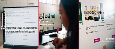 Alumna de la UPN no entiende la clase y pide ayuda a la delegada pero ella está viendo ofertas de cerveza Alumna de la UPN no entiende la clase y pide ayuda a la delegada pero ella está viendo ofertas de cerveza