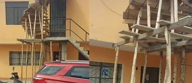 El albañil no se había percatado del tremendo detalle cuando terminó de construir la escalera. Peruano construye una escalera sin salida y es viral en TikTok: "Era su primer día"