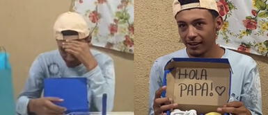 El joven quedó en 'shock' al enterarse que será papá. Descubre en su cumpleaños que será papá y quedó en 'shock': "Se le borró la sonrisa"