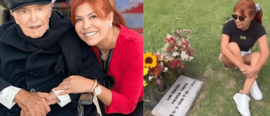 Magaly visita la tumba de su padre a un mes de su partida Magaly Medina visita la tumba de su padre a un mes de su fallecimiento: "¡Cuánto extrañamos a papá!"