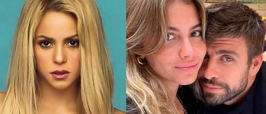 Shakira y al otro lado Clara Chía con Gerard Piqué ¿Cuándo Clara Chía y sus amigas hablan de Shakira, y con qué calificativos se refieren a ella?