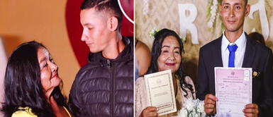Rufina y Juan no hace caso a los críticos y contrajeron matrimonio a compañados de sus amigos y familiares. "Está conmigo por amor": mujer de 70 años se casó con hombre de 27 e historia conmueve a usuarios