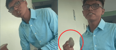 El joven captó la atención al mostrar que guardaba una piedra en la mochila. "Piedra por si acaso": Sanmarquinos se confiesan en TikTok y revelan lo que guardan en sus mochilas