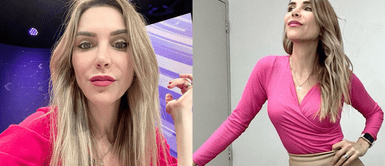 Luciana Oxenford con dos outfits fucsias. Juliana Oxenford revela su street style con audaz outfit en redes sociales