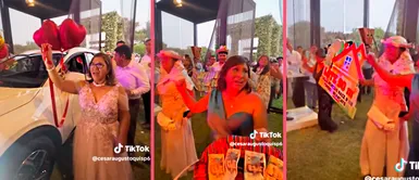 Celebran boda huacaína en Lima y sorprenden con lujosos regalos Desde auto 0 km hasta un lote de 90 m2: Celebran boda huacaína en Lima y sorprenden con lujosos regalos