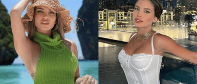 Flavia Laos está de vacaciones en Estados Unidos. Flavia Laos se apodera de las botas con estampado de serpiente en Miami