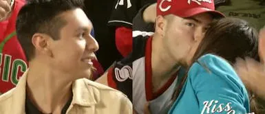 El joven quedó en 'shock' al ver el beso de su acompañante con un desconocido. Rechaza a su acompañante y se besa con desconocido durante el Kiss Cam y su reacción es viral