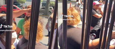 La señora reclamó que otra se metió en la cola. "Solo en Perusalén": mujer es acusada de vender cola para comprar pollo a S/5 en Centro Cívico