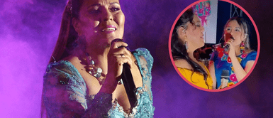 Hija de Dina Paucar canta con ella en el escenario y cautiva a internautas Hija de Dina Páucar canta con ella en el escenario y cautiva a internautas